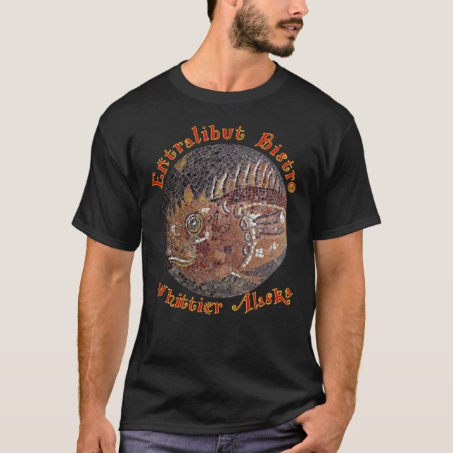 Entralibut Bistro Whittier Alaska Inälvor 24 7 T Shirt (Framsida)