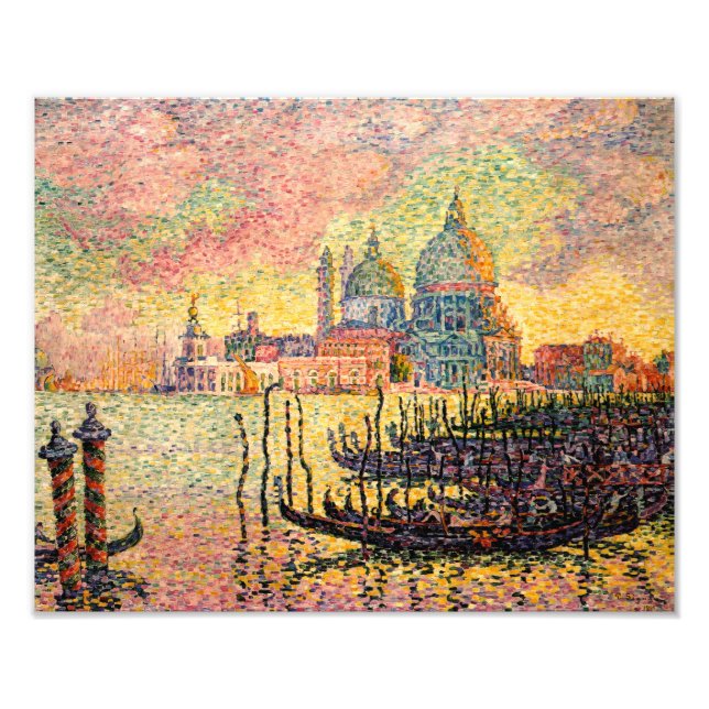 Entrance Grand Canal, Venedig | Paul Signac | Fototryck (Framsidan)