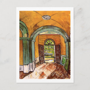 Entrance Hall Saint-Paul Hospital Vincent van Gogh Vykort