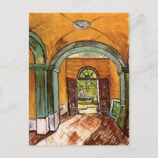Entrance Hall Saint-Paul Hospital Vincent van Gogh Vykort