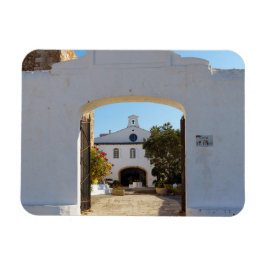 Entrance to Monte Toro Monastery - Menorca, Spanie Magnet