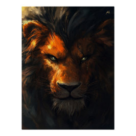 Entre Leões Perfect Poster