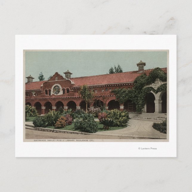 Entré till Smiley Public Library Vykort (Framsida)