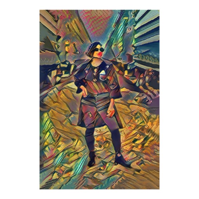 Entre Trenes Fototryck (Framsidan)