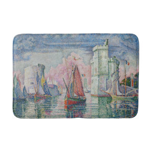 Entrén till La Rochelle hamn, Paul Signac Badrumsmatta