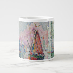 Entrén till La Rochelle hamn, Paul Signac Jumbo Mugg