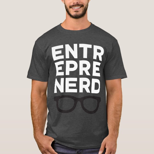 Entreprenerd staplade tee shirt (Framsida)