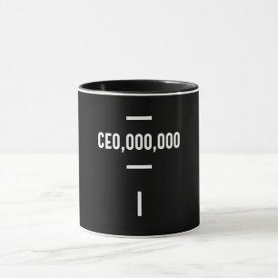 Entrepreneur - CEO,000 000 Tee Funny Business Mugg