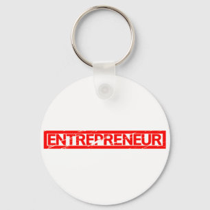 Entrepreneur Frimärke Nyckelring