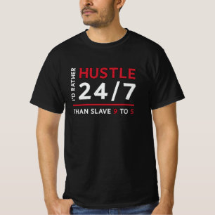 Entrepreneur I't Snitt Hustle 24/7 Manager CEO T Shirt