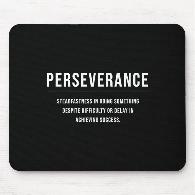 Entrepreneur Slogan Quot för uthållighet Musmatta (Framsidan)