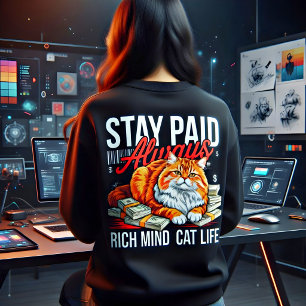 Entreprenör Boss Babe Håll Betald Alltid Rik Menta T Shirt