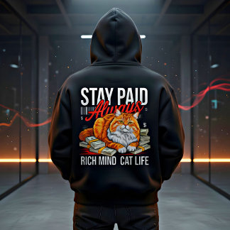 Entreprenör Cat Boss – Håll dig rik i sinnet penga T Shirt