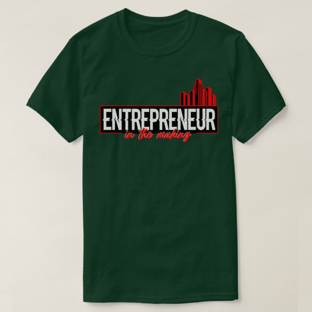 Entreprenör i Skapar T Shirt (Design framsida)
