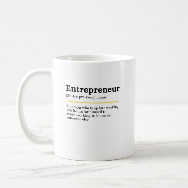 Entreprenör Kaffemugg (Vänster)