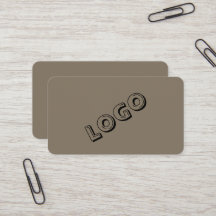 Entreprenör Logotyp Visitkort – Elegant Stil