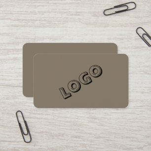 Entreprenör Logotyp Visitkort – Elegant Stil