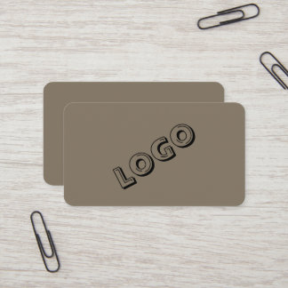 Entreprenör Logotyp Visitkort – Elegant Stil