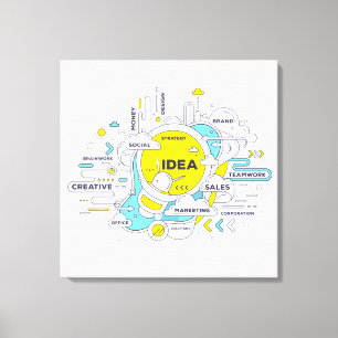 Entreprenörens credo canvastryck