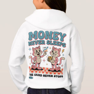 Entreprenörspengar sover aldrig kattflicka chef tj t shirt