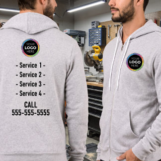 Entreprenörsverksamhet Hoodie - Logo Fram- & Baksi T Shirt
