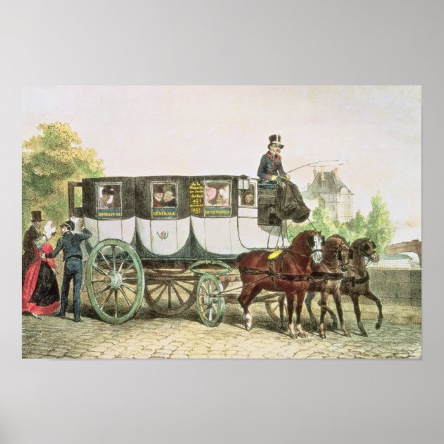 Entreprise Generale des Omnibus". Poster (Framsidan)