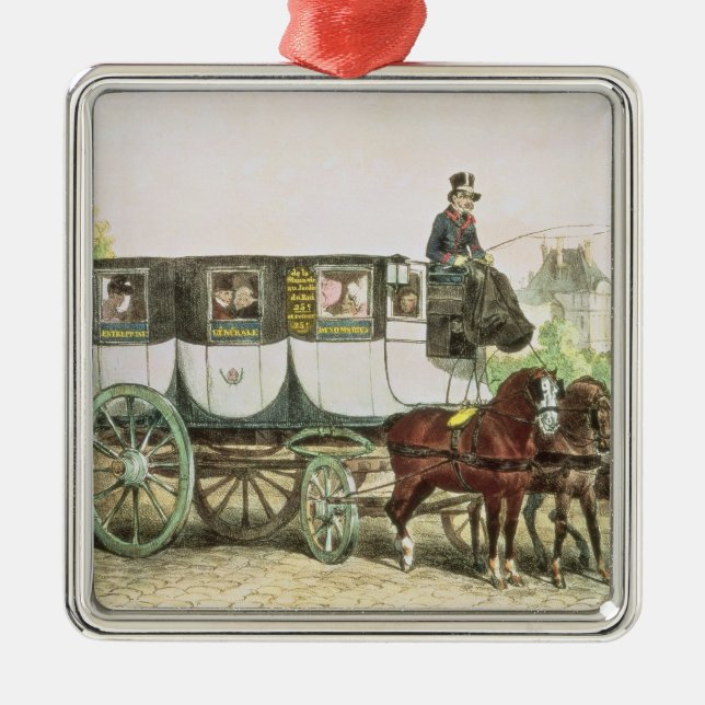 EntrepriseGenerale des Omnibus', Julgransprydnad Metall (Framsidan)