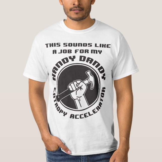 Entropigaspedalen värderar tshirten tee shirt (Framsida)