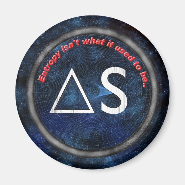 Entropy är inte vad det brukade vara magnet (Framsidan)