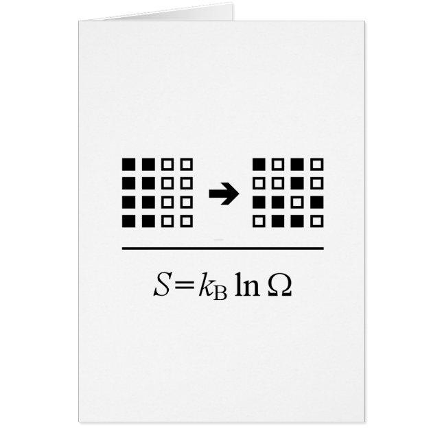Entropy Hälsningskort (Framsidan)