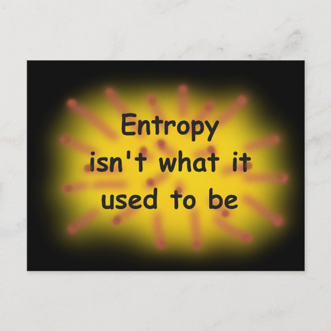 Entropy Vykort (Framsida)