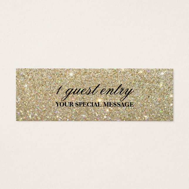 Entry Biljett - Guld Fab (Framsidan)
