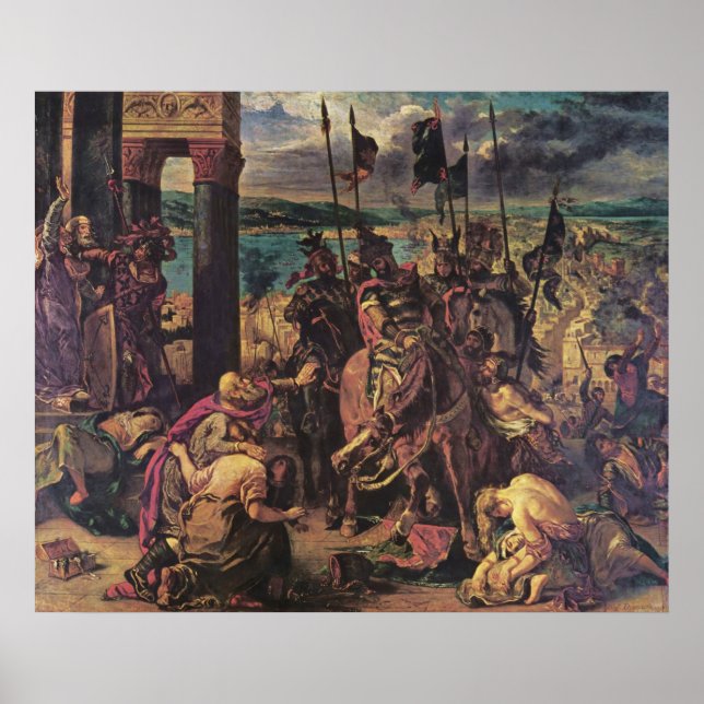 Entry of the Crusaders in Constantinople Poster (Framsidan)