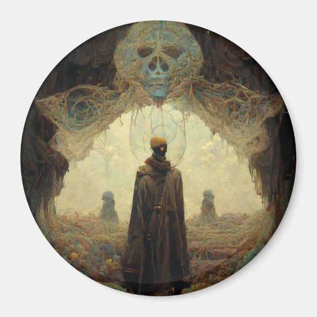 Entryway-Mörken Fantasy Sci-Fi Magnet (Framsidan)