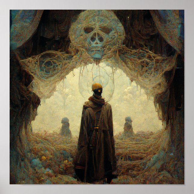 Entryway-Mörken Fantasy Sci-Fi Poster (Framsidan)