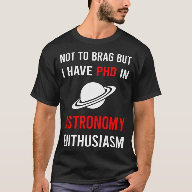 Entusiasm, astronomi t shirt (Framsida)