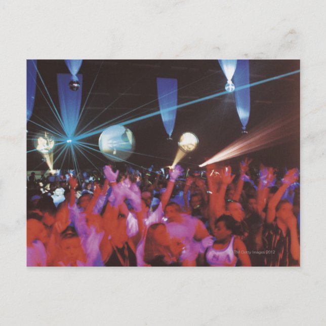 Entusiastisk folkdans vykort (Framsida)