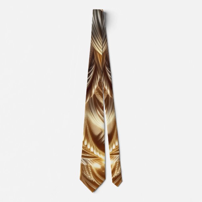 Entwined Gold Neck Tie Slips (Framsida)