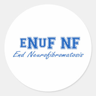 eNuF NF Runt Klistermärke