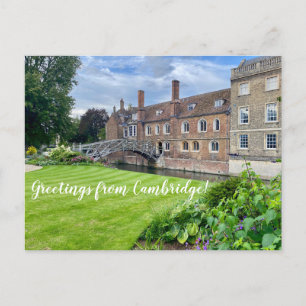 enVärldAttFira: Hälsningar från Cambridge! Vykort