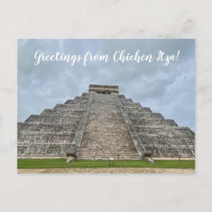 enVärldAttFira: Hälsningar från Chichén Itzá! Pos Vykort