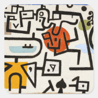 ENVELOPE SEAL STICKER : PAUL KLEE : RIK PORT