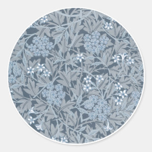 ENVELOPE SEAL : WILLIAM MORRIS : JASMINE RUNT KLISTERMÄRKE