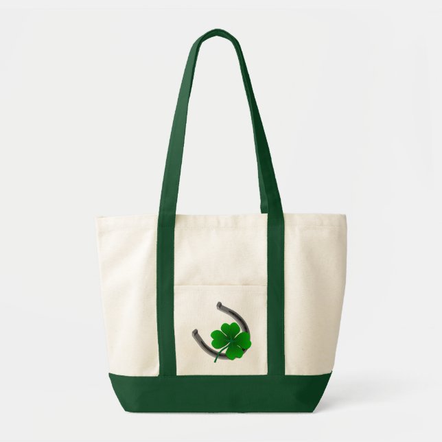 Enviro-Friendly Bag St. Patrick's Lucky Tote Bag Tygkasse (Framsidan)