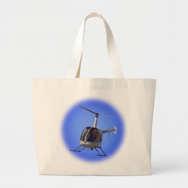 Enviro-vänliga Helicopter-gåvor Tote bags Jumbo Tygkasse (Framsidan)