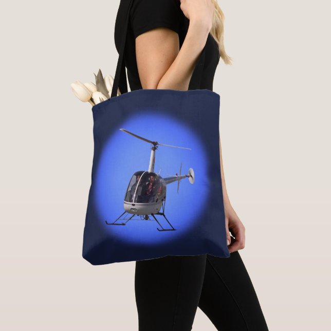 Enviro-vänliga Helicopter-gåvor Tote bags Tygkasse (Närbild)