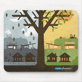 EnviroForensics Ge Träd-musknapp Musmatta