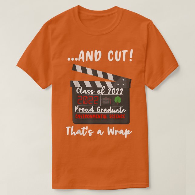 Environmental Science Graduation Class of 2022 Gra T Shirt (Design framsida)