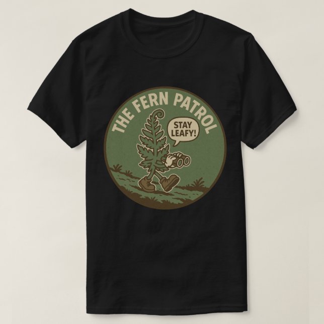 Environmentalist Plant Lover Binoculars T Shirt (Design framsida)