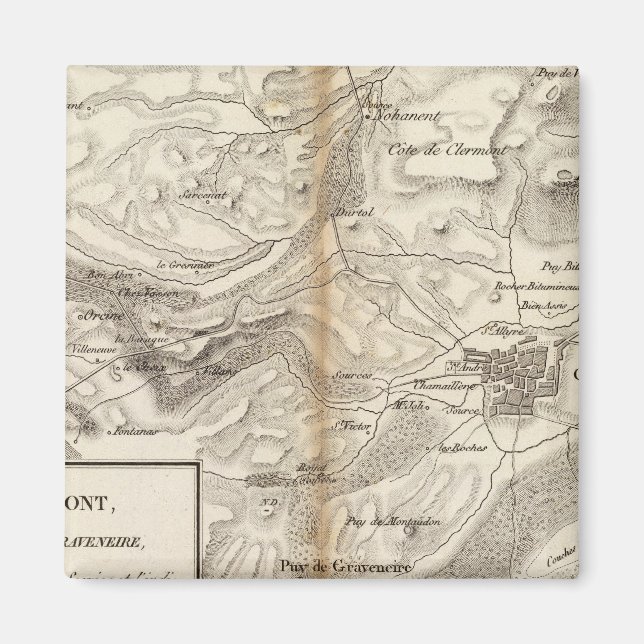 Environs de Clermont Magnet (Framsidan)